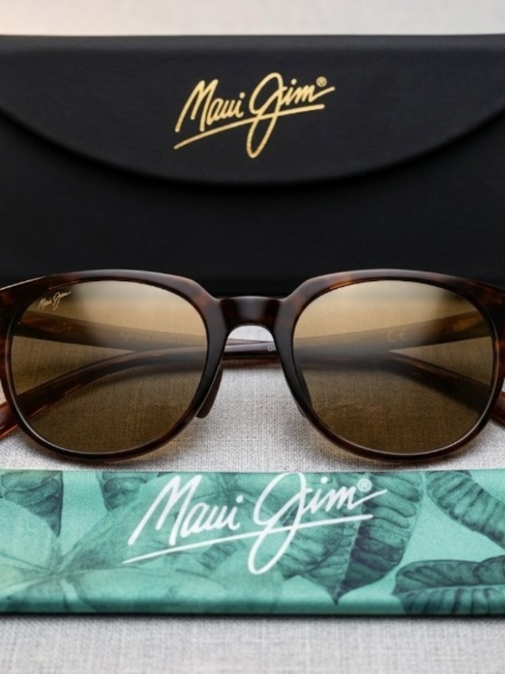 Maui Jim Wailua Polarized Sunglasses – Translucent Rootbeer / HCL Bronze